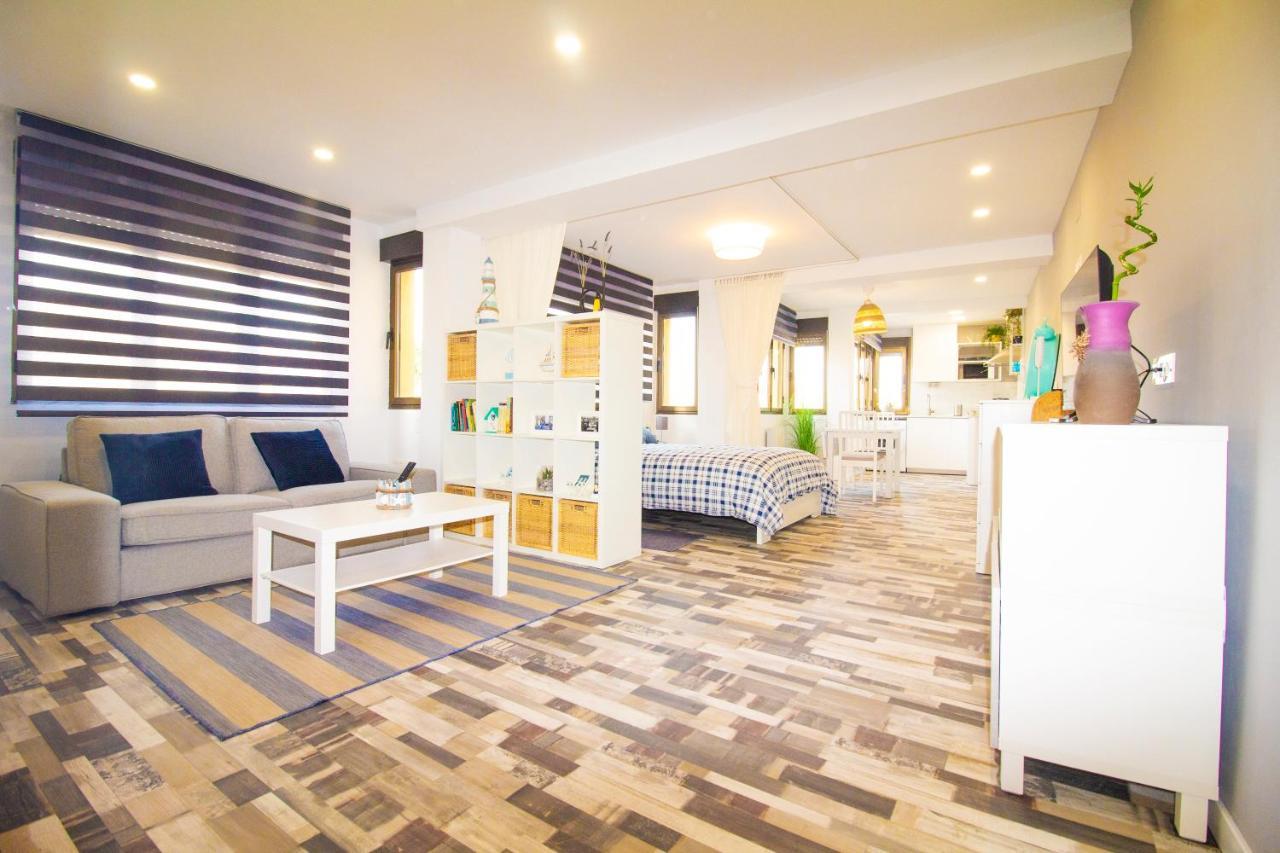 Loft En Gijon - Cimavilla Con Vistas Al Cerro Экстерьер фото